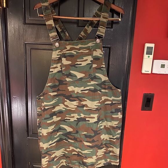 Forever 21 Dresses Plus Size Overall Camo Dress Poshmark